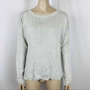 Lululemon Well Being Gray Knit Sweater Sz 4